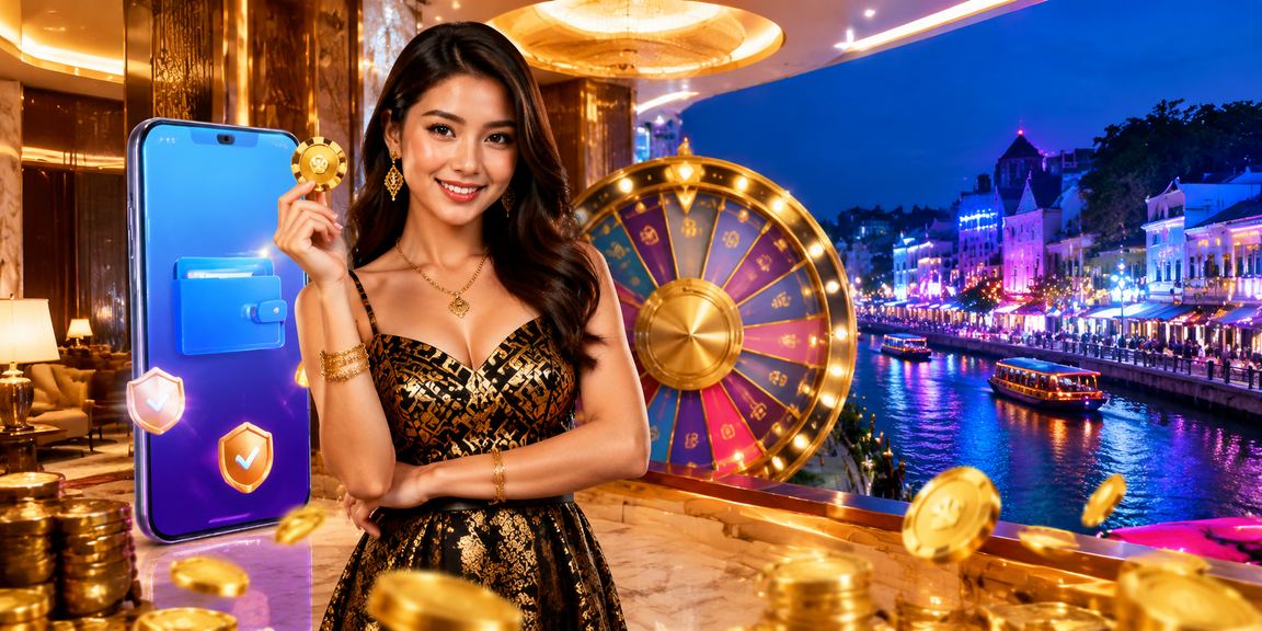 Pemain menikmati pelbagai permainan kasino dan slot